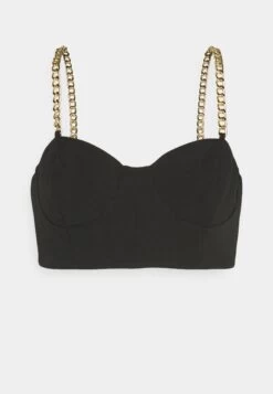 MICHAEL Michael Kors Strctd Crepe Bustier - Top - Black 14 MICHAEL Michael Kors Strctd Crepe Bustier - Top - Black -Fashion Clothing-Michael Kors 2aa95968b4d44a4cb2d1b5127741160a
