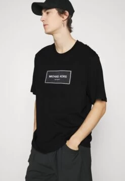Michael Kors Flagship Logo Tee - Print T-Shirt - Black 11 Michael Kors Flagship Logo Tee - Print T-Shirt - Black -Fashion Clothing-Michael Kors 2e4bca7bc93d468d93413f57b27749c0