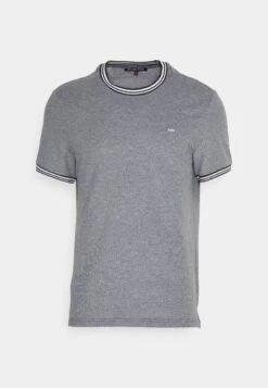 Michael Kors Tipped Birdseye Tee - Print T-Shirt - Black -Fashion Clothing-Michael Kors 2e64f1876c5347fcb9e58f8502d5c534