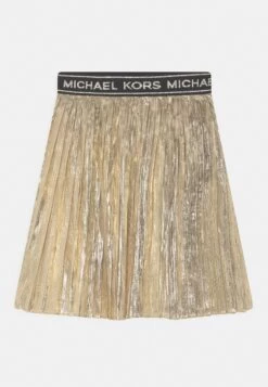 MICHAEL KORS KIDS Pleated Skirt - Gold-Coloured