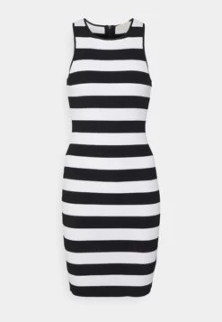 MICHAEL Michael Kors Stripe Mini Tank - Shift Dress - Black/White -Fashion Clothing-Michael Kors 2f53aa1acbfb479e81551456b94f225c