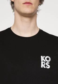 Michael Kors Transistor Tee - Print T-Shirt - Black -Fashion Clothing-Michael Kors 30519fbc88ce43a98d5c080a47bc6a2a