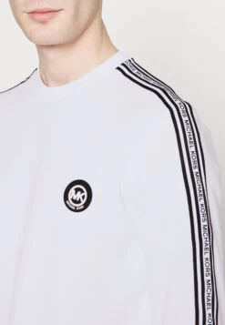 Michael Kors New Evergreen Crew - Sweatshirt - White -Fashion Clothing-Michael Kors 32c3ebdb840b43f48a299c55e9677ae1