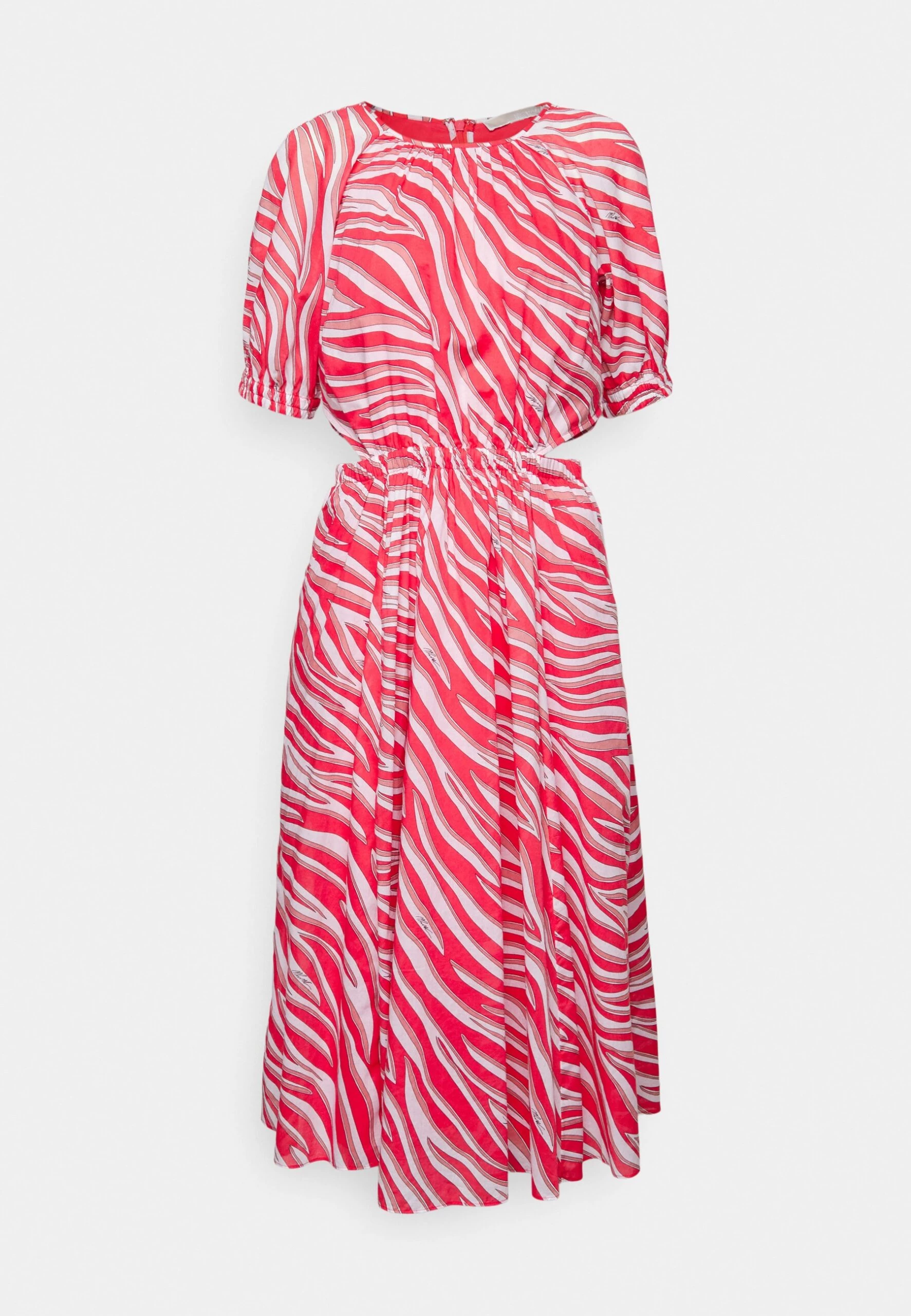 MICHAEL Michael Kors Large Zebra Midi Drs - Day Dress - Geranium 7 MICHAEL Michael Kors Large Zebra Midi Drs - Day Dress - Geranium - Image 5