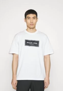 Michael Kors Flagship Logo Tee - Print T-Shirt - White