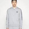 Michael Kors New Evergreen Hoodie - Zip-Up Sweatshirt - Heather Grey -Fashion Clothing-Michael Kors 3671e0f7a4764b5d882a28e4d442f046