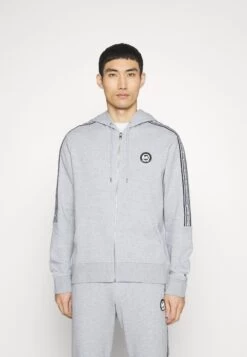 Michael Kors New Evergreen Hoodie - Zip-Up Sweatshirt - Heather Grey