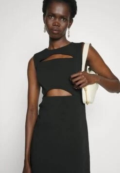 MICHAEL Michael Kors Cutout Mini Dress - Cocktail Dress / Party Dress - Black -Fashion Clothing-Michael Kors 39a6a03df67c45fda550702cc8f75d6f