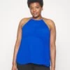 MICHAEL Michael Kors Solid Chain - Top - Royal Blue -Fashion Clothing-Michael Kors 3ae71109b187424da12e7a8ee6eaabd5
