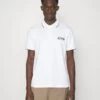 Michael Kors Chest Logo Tipped- Polo Shirt - White -Fashion Clothing-Michael Kors 3b0780c4b634445f8d235c7f5a2981bb