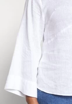 MICHAEL Michael Kors Solid Tie Blouse - Blouse - White -Fashion Clothing-Michael Kors 3f8fee0d30234f56b2e952408f794d2d