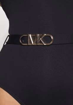 MICHAEL Michael Kors Solids- Swimsuit - Black -Fashion Clothing-Michael Kors 409b6664d72f42adbb7c1115bbda9c47