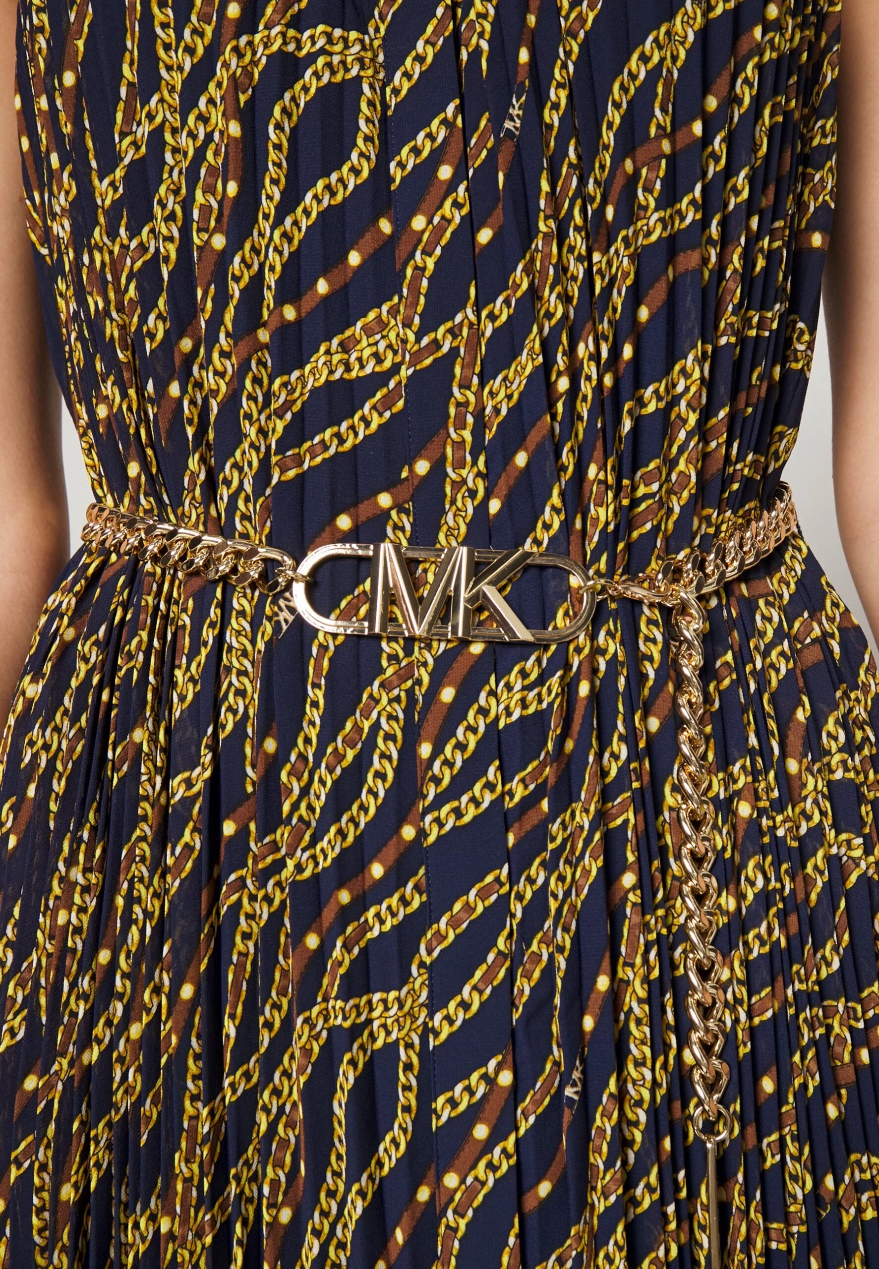 MICHAEL Michael Kors Halter Pleat Dress - Maxi Dress 9 MICHAEL Michael Kors Halter Pleat Dress - Maxi Dress - Image 7