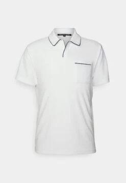 Michael Kors Terry Johnny Polo - Polo Shirt - White -Fashion Clothing-Michael Kors 41e8b79ebb724356abc20235f1d796a8