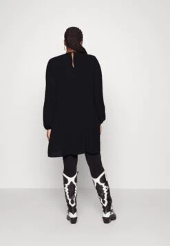 MICHAEL Michael Kors Pleat Release Mini Dress - Day Dress - Black 9 MICHAEL Michael Kors Pleat Release Mini Dress - Day Dress - Black -Fashion Clothing-Michael Kors 42f189aee1324beb80481ec2a79fdab5