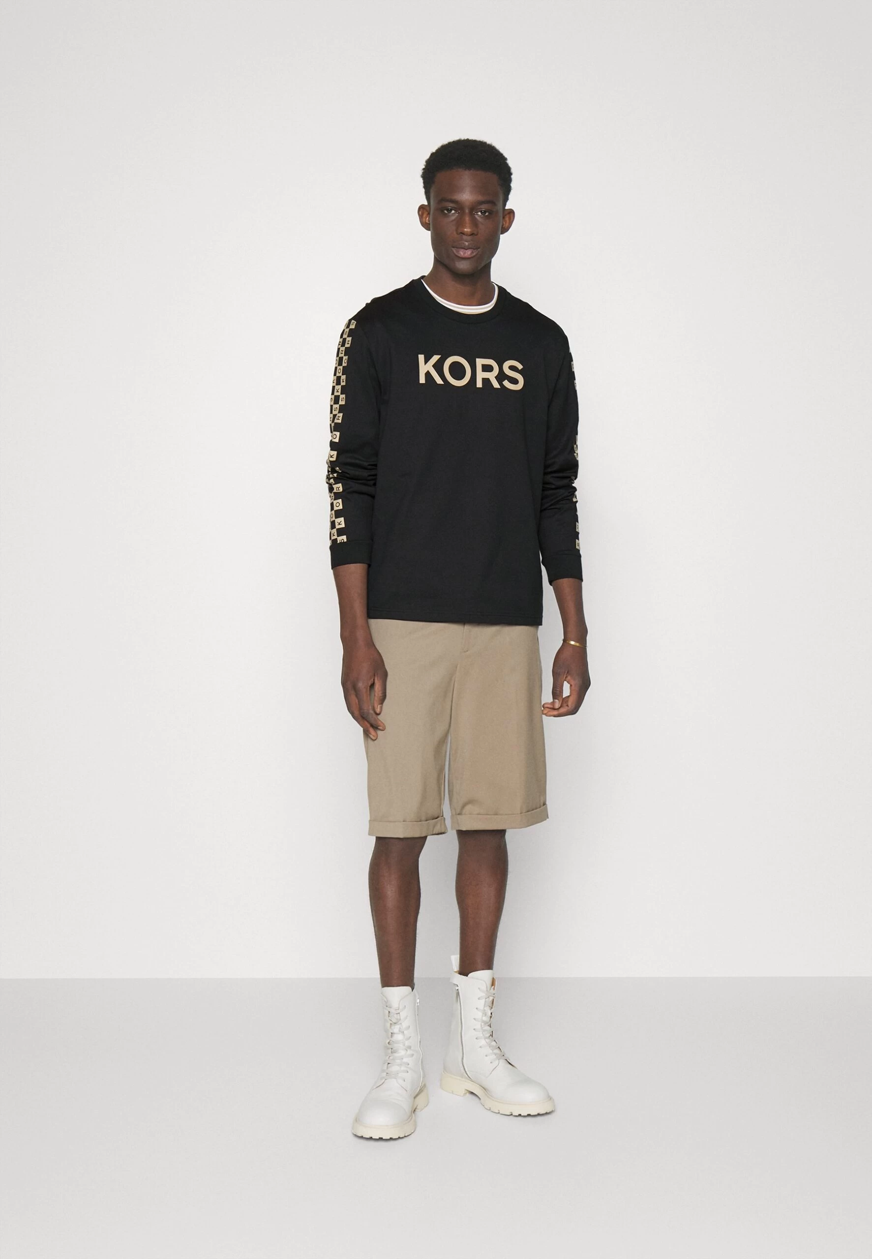 Michael Kors Crew - Long Sleeved Top - Black 4 Michael Kors Crew - Long Sleeved Top - Black - Image 2