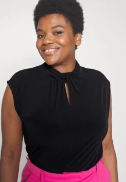 MICHAEL Michael Kors Twist Sleeveless Top - Blouse - Black 11 MICHAEL Michael Kors Twist Sleeveless Top - Blouse - Black -Fashion Clothing-Michael Kors 46d28f1bdacc4dff97918ac7be50fbe7