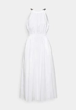 MICHAEL Michael Kors Chain Neck Midi Dress - Day Dress - White -Fashion Clothing-Michael Kors 47578d59c9f148cfb68f7ce570d6fde8