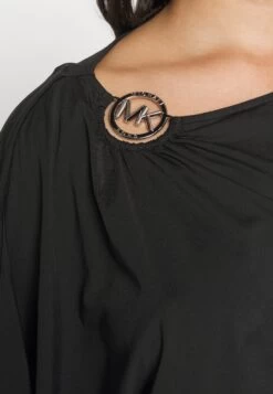 MICHAEL Michael Kors Iconic Solids Cover Up - Beach Accessory - Black -Fashion Clothing-Michael Kors 4809947aa1f8406385858f6d048c14be