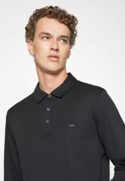 Michael Kors Sleek - Polo Shirt - Black -Fashion Clothing-Michael Kors 490741a7178f4ac4866cf3a2f19331c5