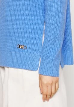 MICHAEL Michael Kors Funnel - Jumper - Crew Blue -Fashion Clothing-Michael Kors 4a08f7cad73543f7bbc8987a43333e41