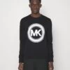 Michael Kors Charm Crew - Sweatshirt - Black 1 Michael Kors Charm Crew - Sweatshirt - Black -Fashion Clothing-Michael Kors 4a4bf478494f46a28fa34520ec5a3870