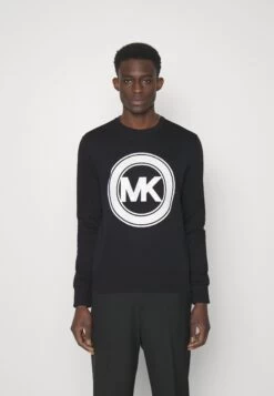 Michael Kors Charm Crew - Sweatshirt - Black
