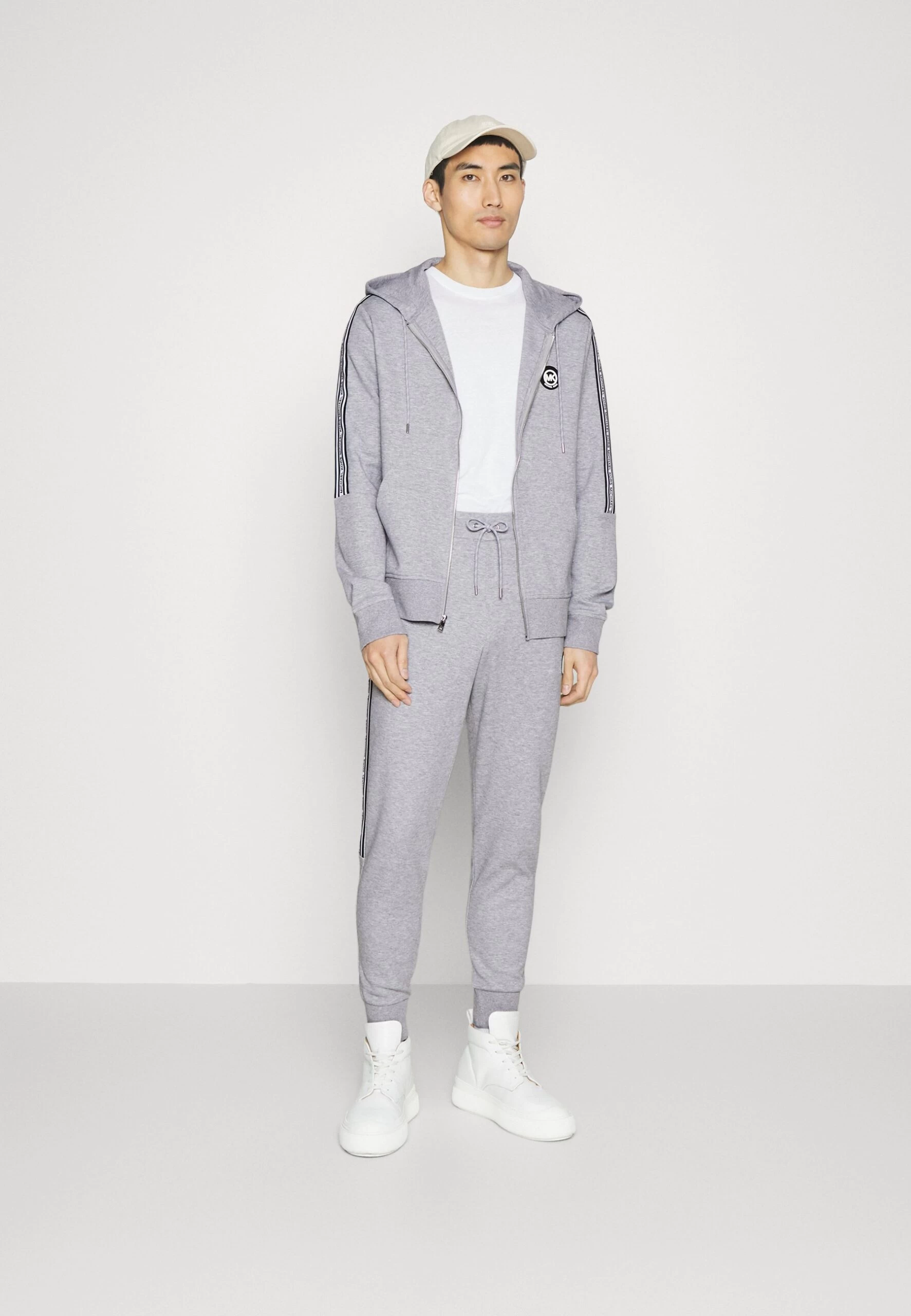 Michael Kors New Evergreen - Tracksuit Bottoms - Heather Grey 4 Michael Kors New Evergreen - Tracksuit Bottoms - Heather Grey - Image 2