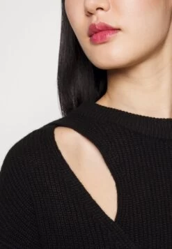 MICHAEL Michael Kors Key Hole Cutout - Jumper - Black -Fashion Clothing-Michael Kors 4ce04e39b2134adc8755253f9cd84815