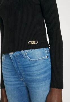 MICHAEL Michael Kors Mock Crop- Jumper - Black -Fashion Clothing-Michael Kors 4e5123a690d94188bc28388ce615a234