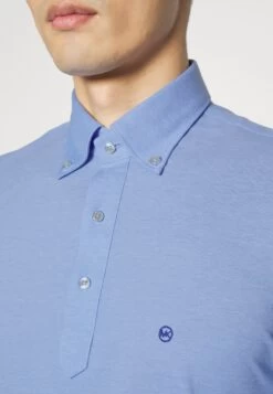 Michael Kors Polo Shirt - Light Blue -Fashion Clothing-Michael Kors 4e9a4bdfe8a64807af5f23d93abaa932