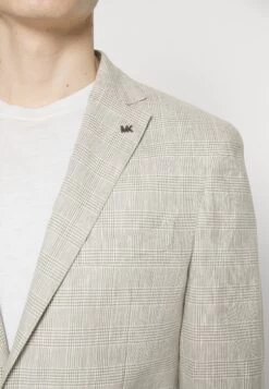 Michael Kors Check - Blazer Jacket - Sage -Fashion Clothing-Michael Kors 4e9dc3737bc040f1b5e2e4c842e3c430