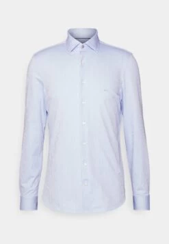 Michael Kors Perform Stripe Slim Shirt - Shirt - Light Blue -Fashion Clothing-Michael Kors 525c538dcedb4823ada968f506e74579