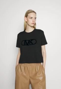 MICHAEL Michael Kors Empire Charm- Print T-Shirt - Black