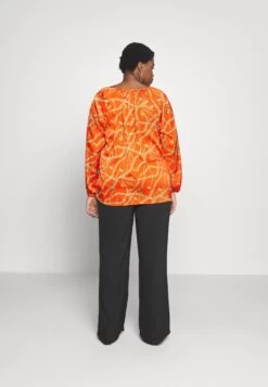 MICHAEL Michael Kors Logo - Blouse - Optic Orange -Fashion Clothing-Michael Kors 529f536a61624155a06b709484e09e51