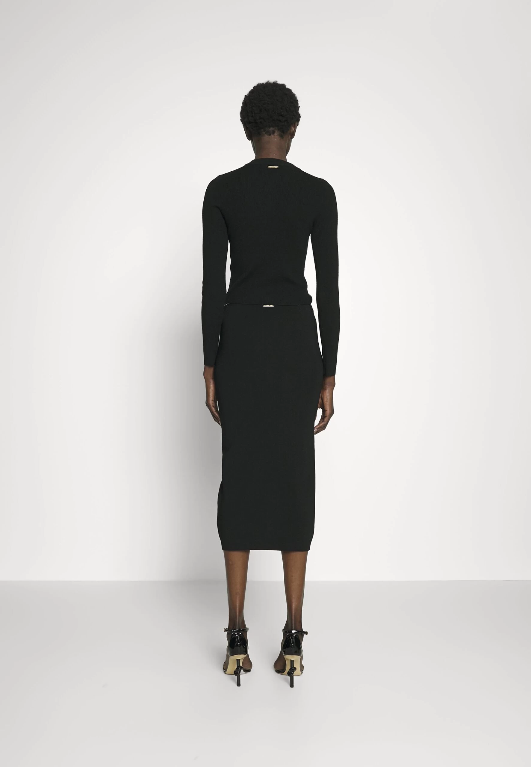 MICHAEL Michael Kors Tape Midi Skirt - Pencil Skirt - Black 5 MICHAEL Michael Kors Tape Midi Skirt - Pencil Skirt - Black - Image 3