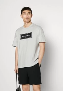 Michael Kors Flagship Logo Tee - Print T-Shirt - Opal 11 Michael Kors Flagship Logo Tee - Print T-Shirt - Opal -Fashion Clothing-Michael Kors 5462fdc1e3f34070bf7abae6aae6136d