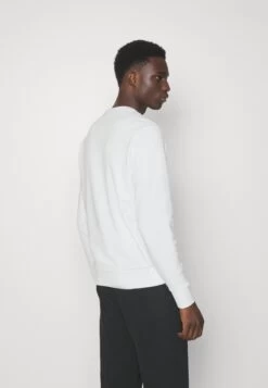 Michael Kors Checker Charm Crew - Sweatshirt - White -Fashion Clothing-Michael Kors 54a491d8a82740a3bed7e515fb3830cc