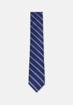 Michael Kors Crosshatch And Stripe - Tie - Navy