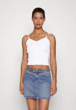 MICHAEL Michael Kors Eco Empire Bustier Top - Top - White