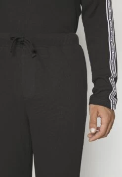 Michael Kors Stretch Waffle Pant - Pyjama Bottoms - Black -Fashion Clothing-Michael Kors 5688ad0d2fb548d3813964a3107042cd