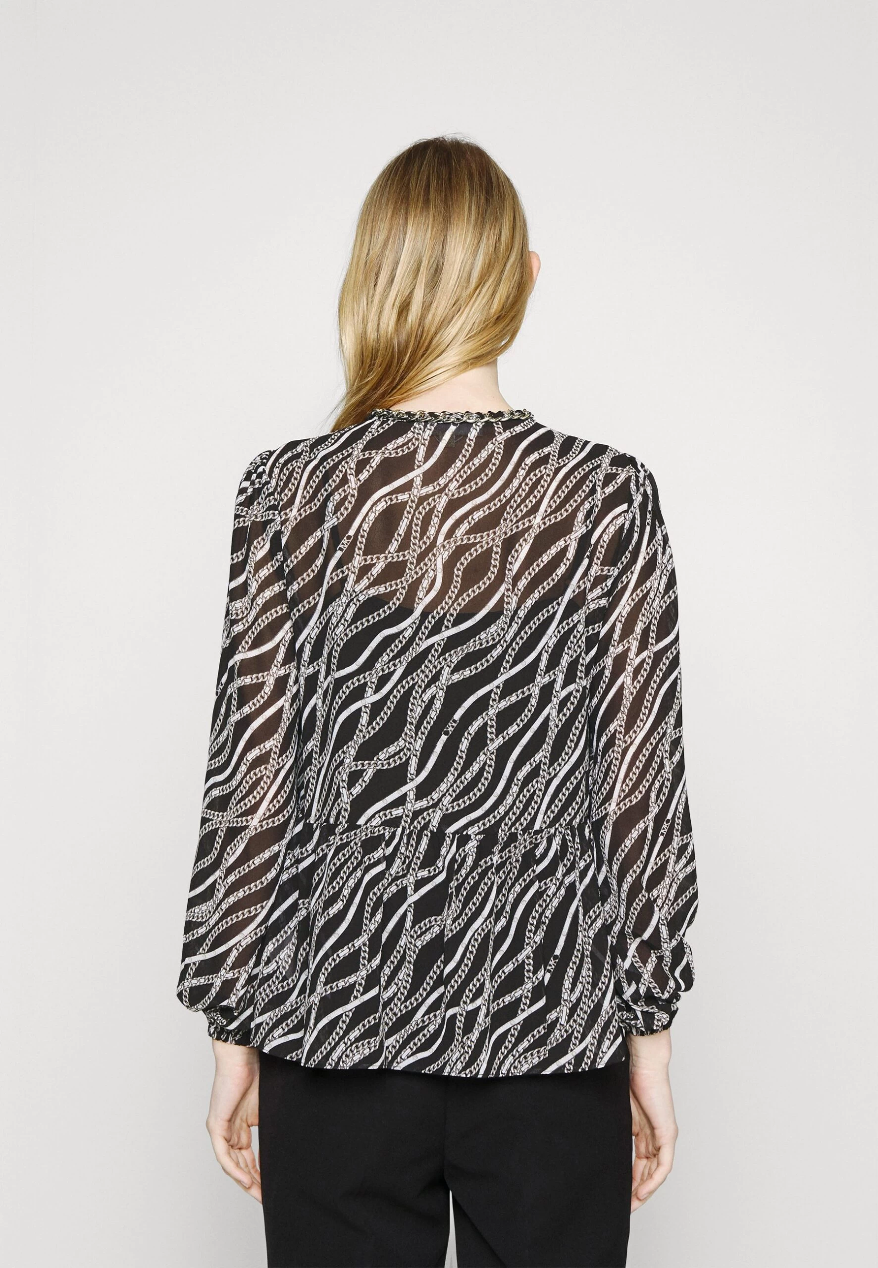 MICHAEL Michael Kors Chain - Blouse - Black 5 MICHAEL Michael Kors Chain - Blouse - Black - Image 3