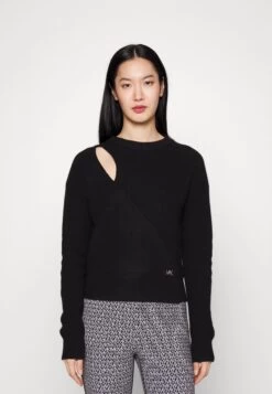 MICHAEL Michael Kors Key Hole Cutout - Jumper - Black