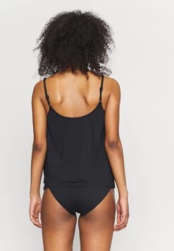 MICHAEL Michael Kors Iconic Solids Double Later Tankini - Bikini Top - Black 10 MICHAEL Michael Kors Iconic Solids Double Later Tankini - Bikini Top - Black -Fashion Clothing-Michael Kors 5935385a69024a1194cf2ce8850b798c