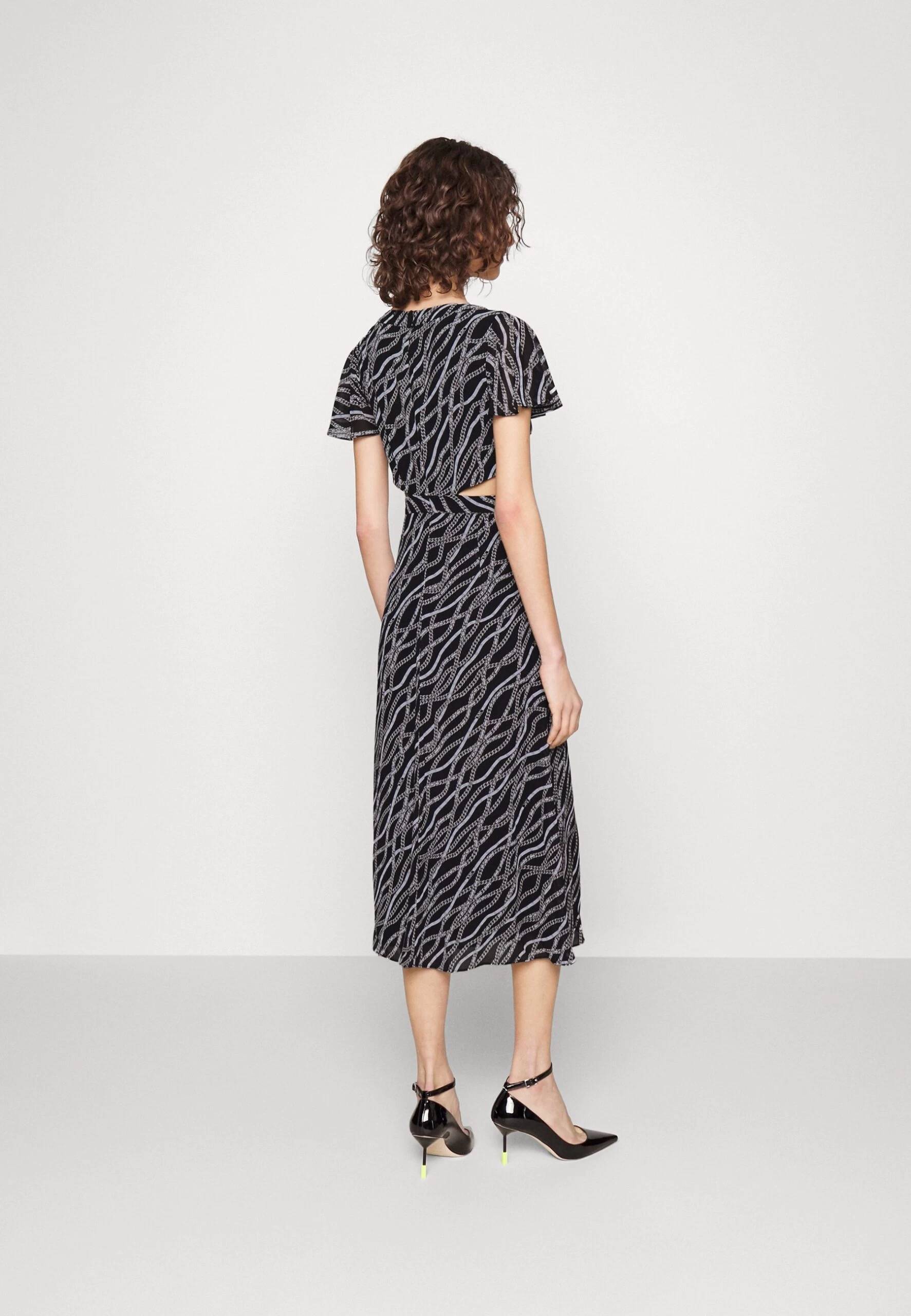 MICHAEL Michael Kors Chain Midi Cut Out - Day Dress 5 MICHAEL Michael Kors Chain Midi Cut Out - Day Dress - Image 3