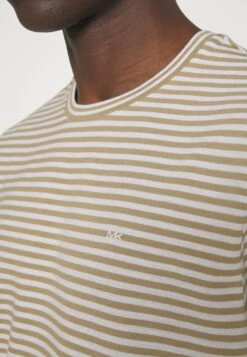 Michael Kors Stripe Tee - Print T-Shirt - Khaki 13 Michael Kors Stripe Tee - Print T-Shirt - Khaki -Fashion Clothing-Michael Kors 5a9d98158d5c4e02b9750cc8cc87b6e8