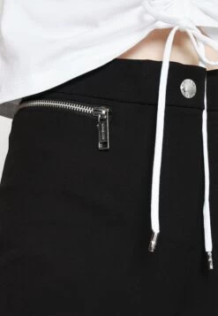 MICHAEL Michael Kors Zip Pant - Trousers - Black -Fashion Clothing-Michael Kors 5ae49ca1f6824ed7bc8e01092c492e1f