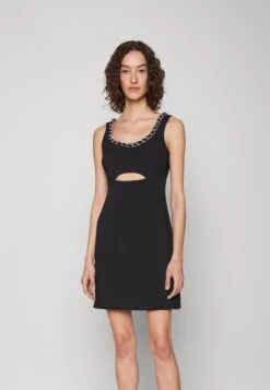 MICHAEL Michael Kors Tank Cutout Chain- Jersey Dress - Black