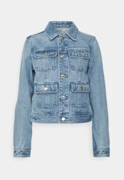 MICHAEL Michael Kors Denim Jacket - Blue Wash -Fashion Clothing-Michael Kors 5ddd1622ae2443849353050e8f4166fd