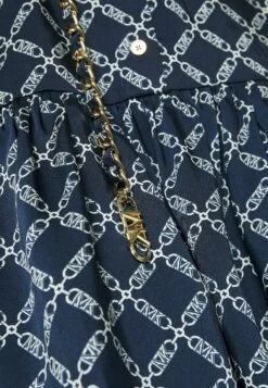 MICHAEL Michael Kors Empire Logo Tie - Shirt Dress -Fashion Clothing-Michael Kors 5e12a44851d3413393e1bde0319a256c